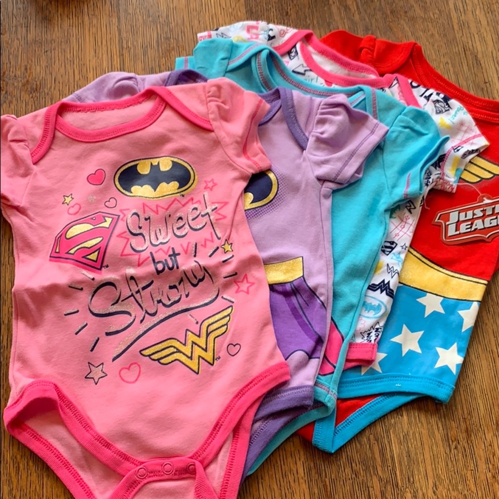 Super hero onesies for girls